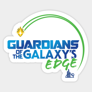 Guardians of the Galaxy's Edge (2D Logo) Sticker